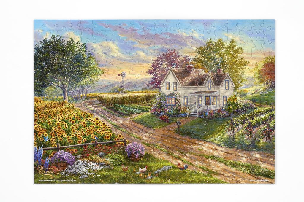 BEVERLY (BEVERLY) [Made In Japan] 300-067 300-Piece Jigsaw Puzzle: Sunflower Country Road (26 X 38 Cm)