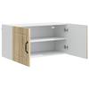 Wall Cabinet PORTO Sonoma Oak 80 X 31 X 40 Cm Engineered Wood