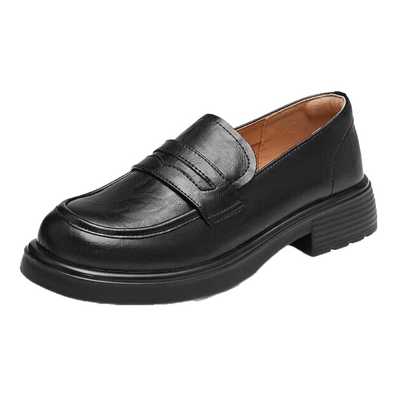 Teenmix Women s Thick-Sole Slip-on Loafers EU 37