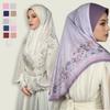 Malaysia Women Print Hijabs Shawl Arab Head Wrap Bonnet Long Scarf Scarves