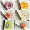 Premium Feeling Apple Bookmark Delicate Grape Tomato Bookmarks New Reading Mark  Reading Accessory