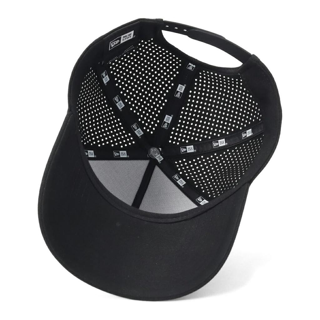 New Era Golf Mesh Cap 9FORTY 14665543 NER32G0020 Black Laser Perforated ONSPOTZ Exclusive and Snapback Hat 940 Unisex Sun Protection UV Protection