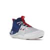 Under Armour Men's Embiid One "Brotherly Love" White/Royal Blue Basketball Shoes 3023086-107