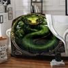 1PC Serpent Ornament Blanket, Throw For Sofa, Bed, Travel, Printing Blanket With Soft And Warm Fabric Yy250918192