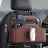 Car Tissue Holder Back Seats Organizers PU Leather Storage with Cup Holder Multifunction Car Back Seats Organizers for C