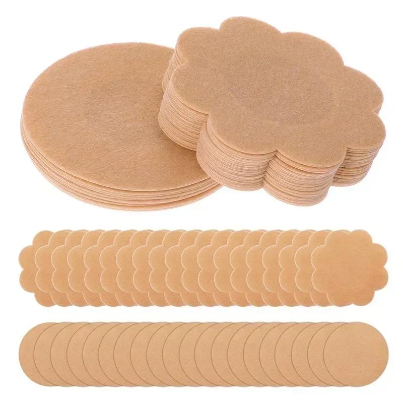 Sicherheits-Brustwarzenabdeckungen für Damen Sexy Bruststraffungs-Klebeband-Pflaster Intimbereich Damen Selbstklebend Unsichtbarer BH Brustwarzenpolster