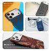 CONGA Apple 17 Phone Case iPhone 17 Kevlar Aramid Fiber Protective Cover Full Body Ultra Thin Anti-drop Magnetic Absorption Fine Metal Ring Fire