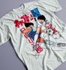Maglietta Supercampeones T-shirt Oliver Capitan Tsubasa Nuovo Py Anime Squadra Niupi