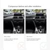 Ac29-Trim Strip Air Condition Outlet Panel Dashboard Cover Stickers Real Carbon Fiber For BMW 3 4 Series GT F30 F32 F34 RHD