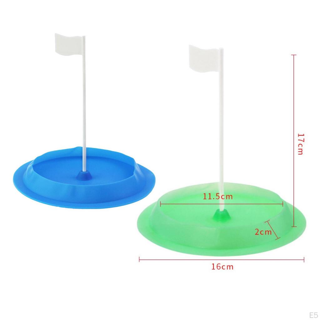 Golf Cup Putt Practice Hole with Flag Backyard Dive Beach Tool