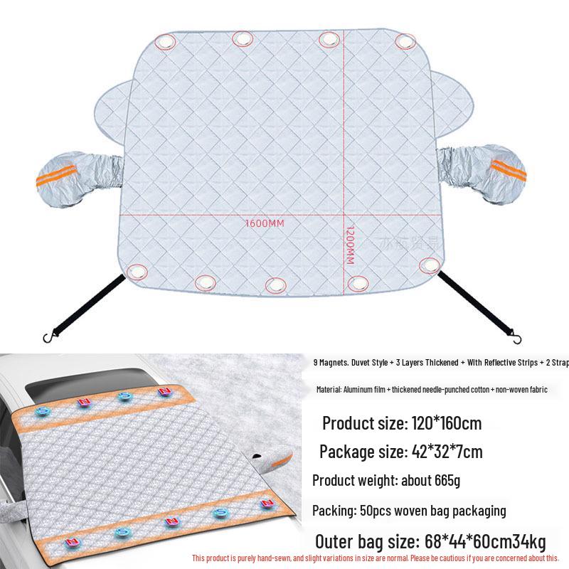 Magnetic Car Snow Shield - Winter Anti-Frost, Anti-Freeze, Sun Protection Cover