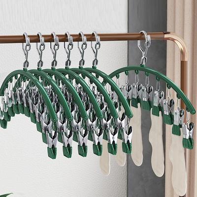 Edelstahl Wäschetrockner Metall Wasserdicht Trockenständer 10 Klammern Haken Wäscheständer Bügel Unterwäsche Socken Halter