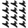 12pcs Black Butterfly Hair Clips For Styling Sectioning Clamps Claws Hair Clips For Cutting, Styling, Sectioning, Coloring Hair Styling Clips