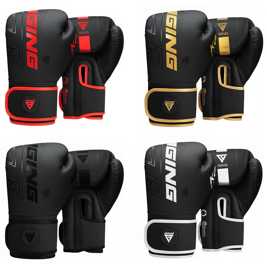 4/6/8/10/12/14 oz Børne Voksen Boksehandsker Åndbare Professionelle Sanda Muay Thai Kæmpende Handsker PU Træningshandsker