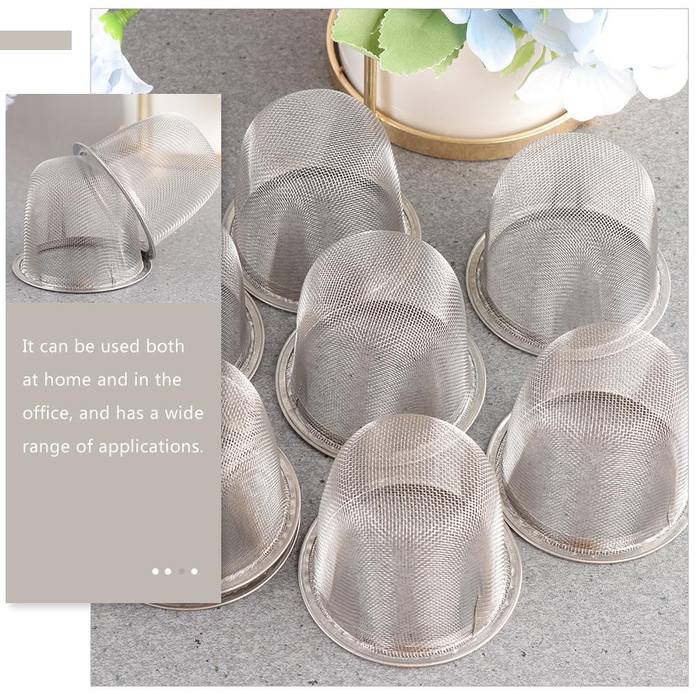 Teapot Filter Liner Strainer Strainers for Loose Leaf Coffee Infuser Fine Mesh Cup Sifter Stainless Steel