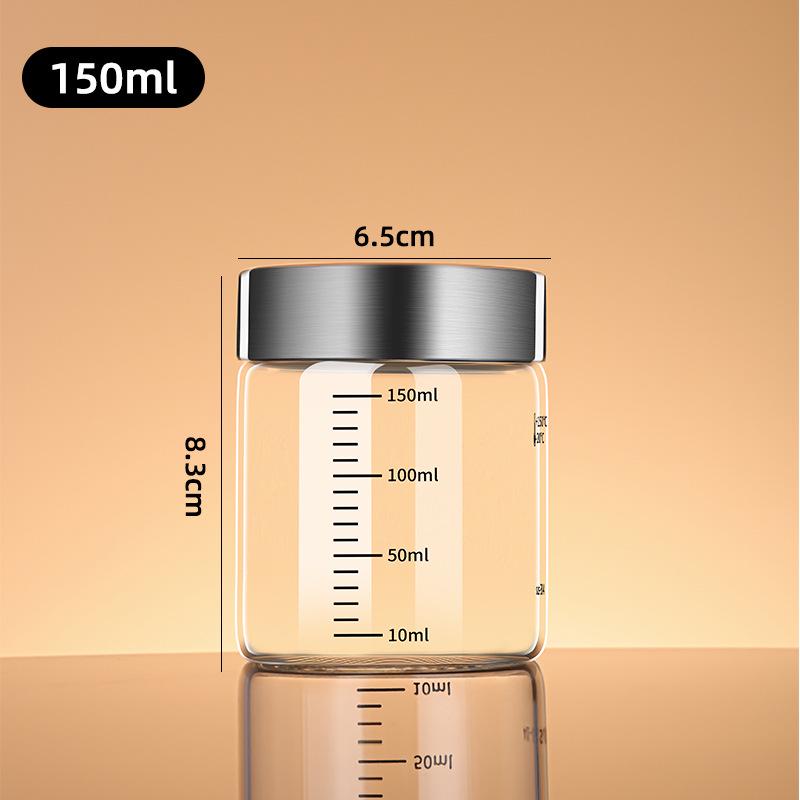 Transparent Borosilicate Glass Chinese Medicine and Juice Cup with Scale, Child-Friendly and Customizable Logo