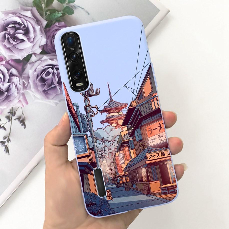 For OPPO Find X2 Pro Case Find X2 X 2 Pro CPH2025 Fashion Flower Silicone Cover Phone Cases For OPPO Find X2 Lite Neo X2Neo Capa
