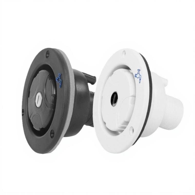 Conector de Enchimento de Água para RVs Entrada de Água da Cidade Design com Prevenção de Refluxo Universal para Veículos de Camping