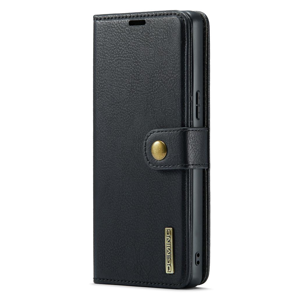 DG.MING Detachable Magnetic Phone Case for Sony Xperia 10 V Shockproof Split Leather Wallet Phone Cover