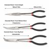 3pcs Insulated Comfort Grip Handles Long Nose Pliers Precision Long Nose Pliers  Wire Bending