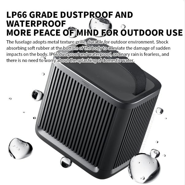 Xiaomi Outdoor Bluetooth Lautsprecher Camp 40W HARMAN AudioEFX IP66 Outdoor Camping Tragbarer Klang 14 Stunden Lange Akkulaufzeit