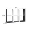 Malax 2X3 Anthracite White Shelf
