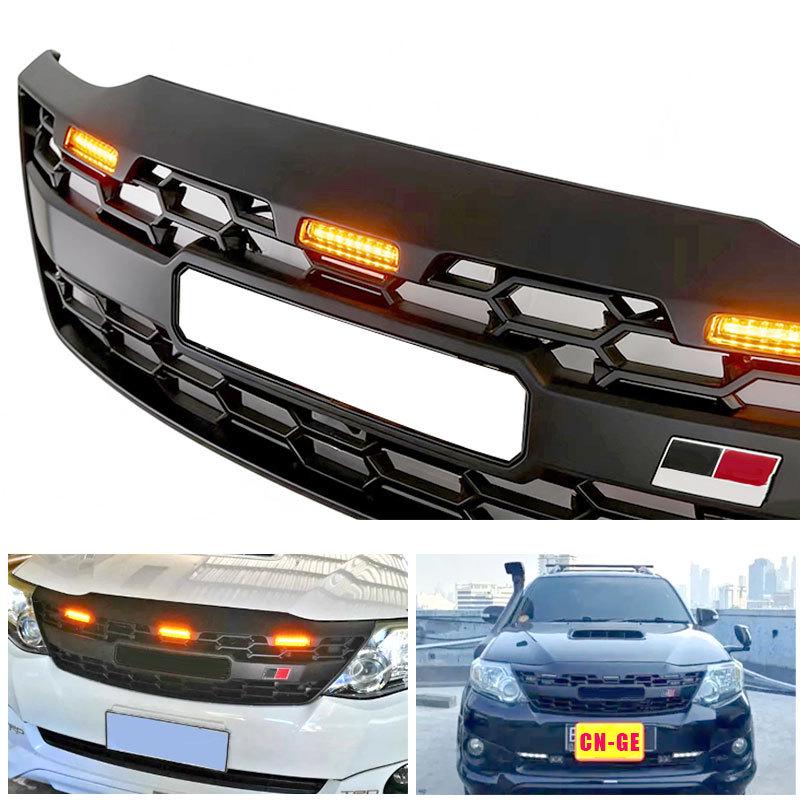 Off-Road Grille with Small Yellow Light for Toyota Fortuner/Prado ('12-'15) GR Style