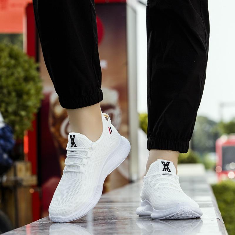 Men's Shoes Flyknit Mesh Breathable Casual Shoes Sports Shoes