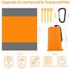 200×210 Waterproof Pocket Beach Blanket Folding Camping Mat Mattress Portable Lightweight Mat Outdoor Picnic Mat Sand Beach Mat