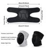 1PC Thickened Sports Knee Pads Sponge Anti-collision Turtle Shell Knee Pads Non-slip with Adjustable Straps Shock Absorbing Pads