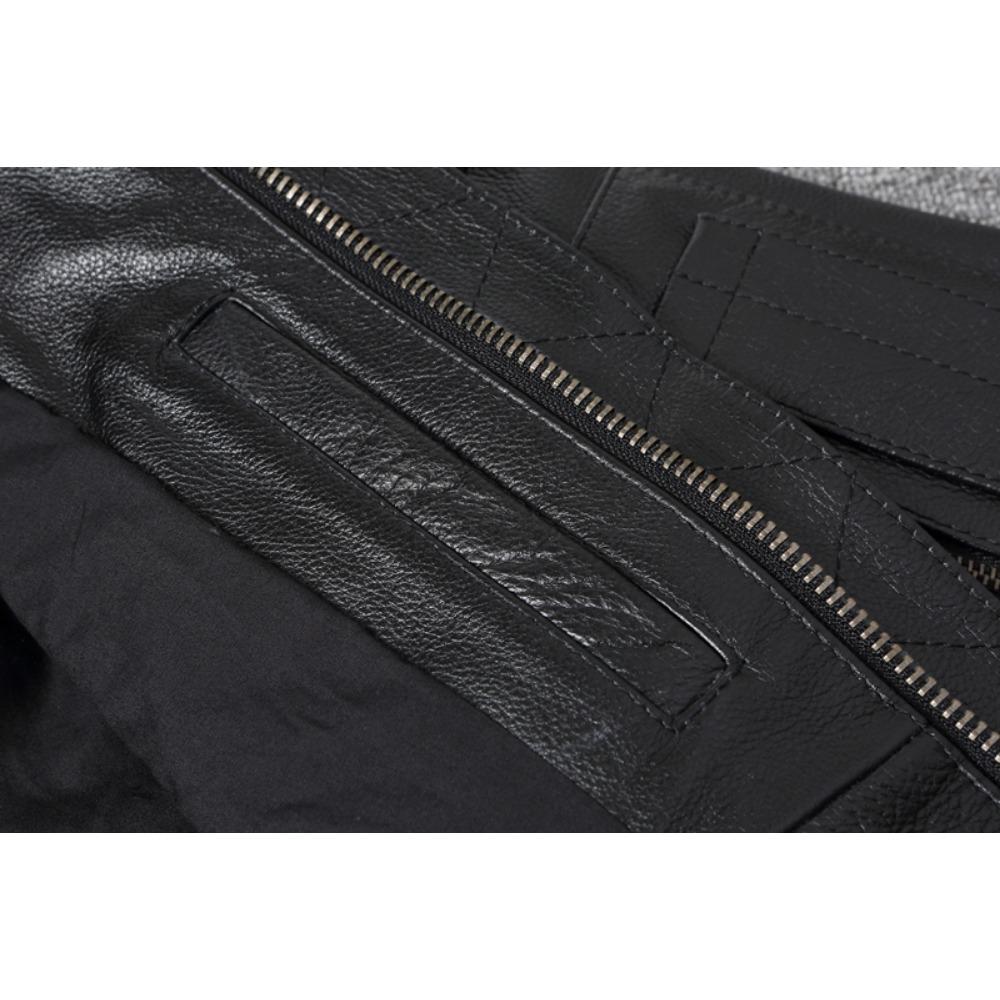 Chinese Size Indian Embroidery Coat Genuine Cowhide Casual Leather Jackets for Men Leather Jacket Spring Autumn