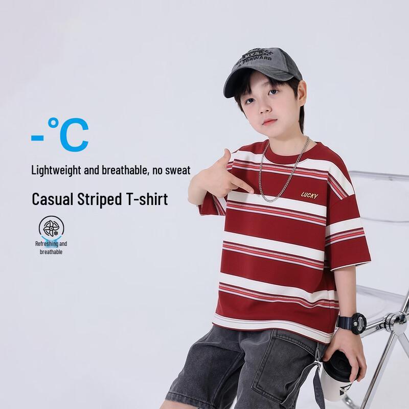 YOYO Fairytale Boys Summer Cotton Short Sleeve T-Shirt 140