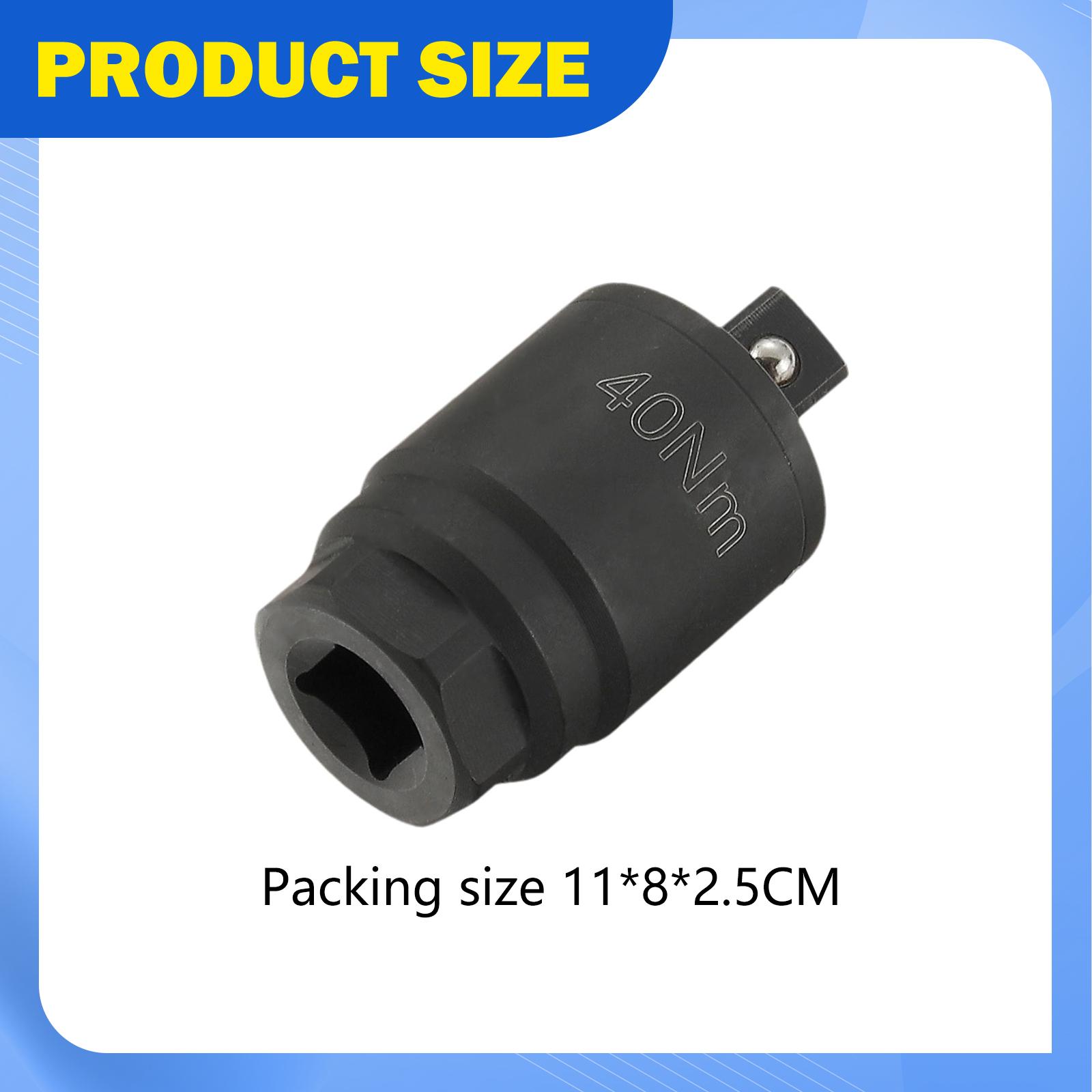 

Torque Adapter Universal Torque Limited Wrench Sturdy Drive Socket Conversion Tool for Car Automotive Train RV 25NM 35NM 40NM