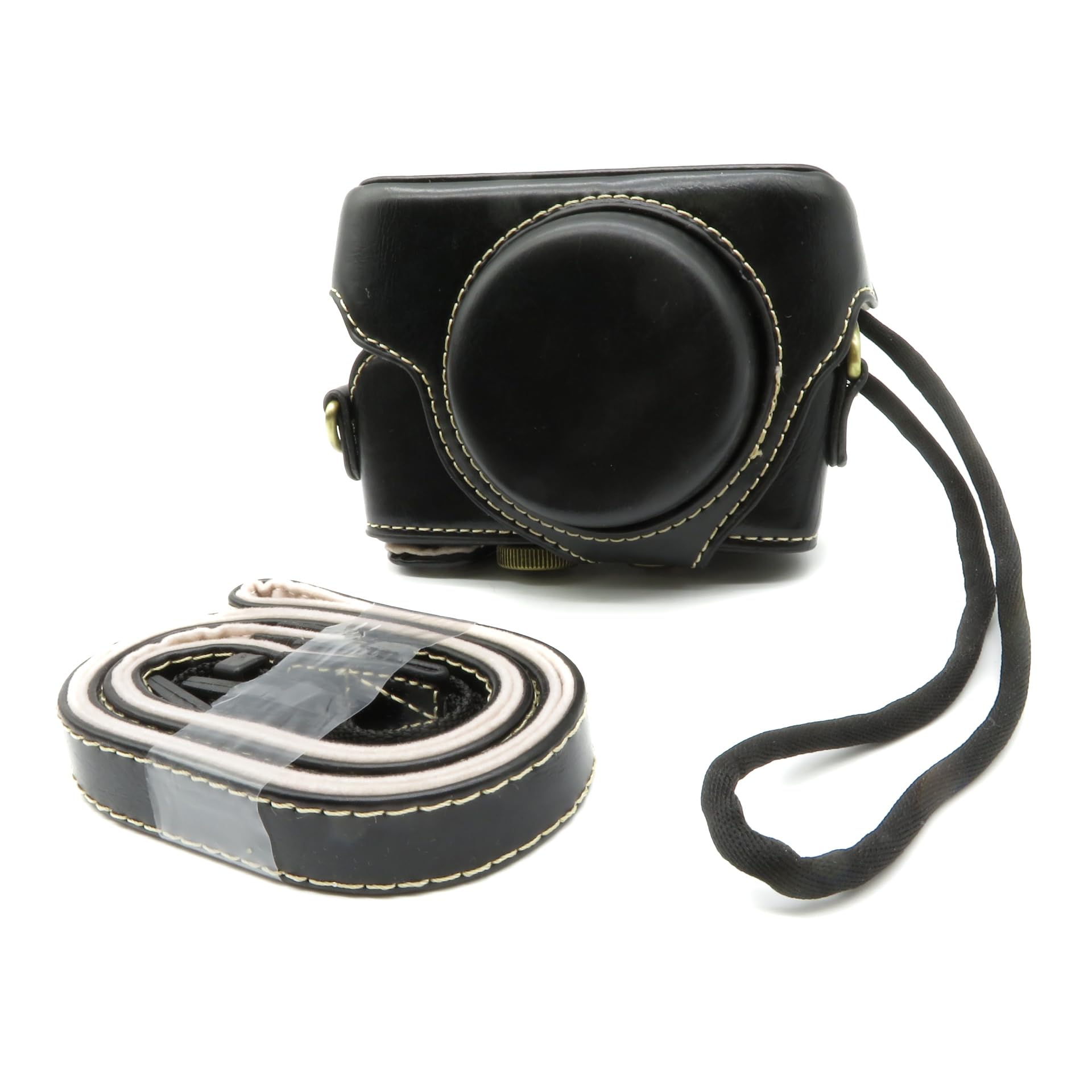 

Чехол из синтетической кожи для цифровой камеры, совместимый с SONY DSC RX100 Series, Sony M2 M3 M4 M5 M6 M7, защитный чехол для хранения и переноски [без бренда] (знак равно