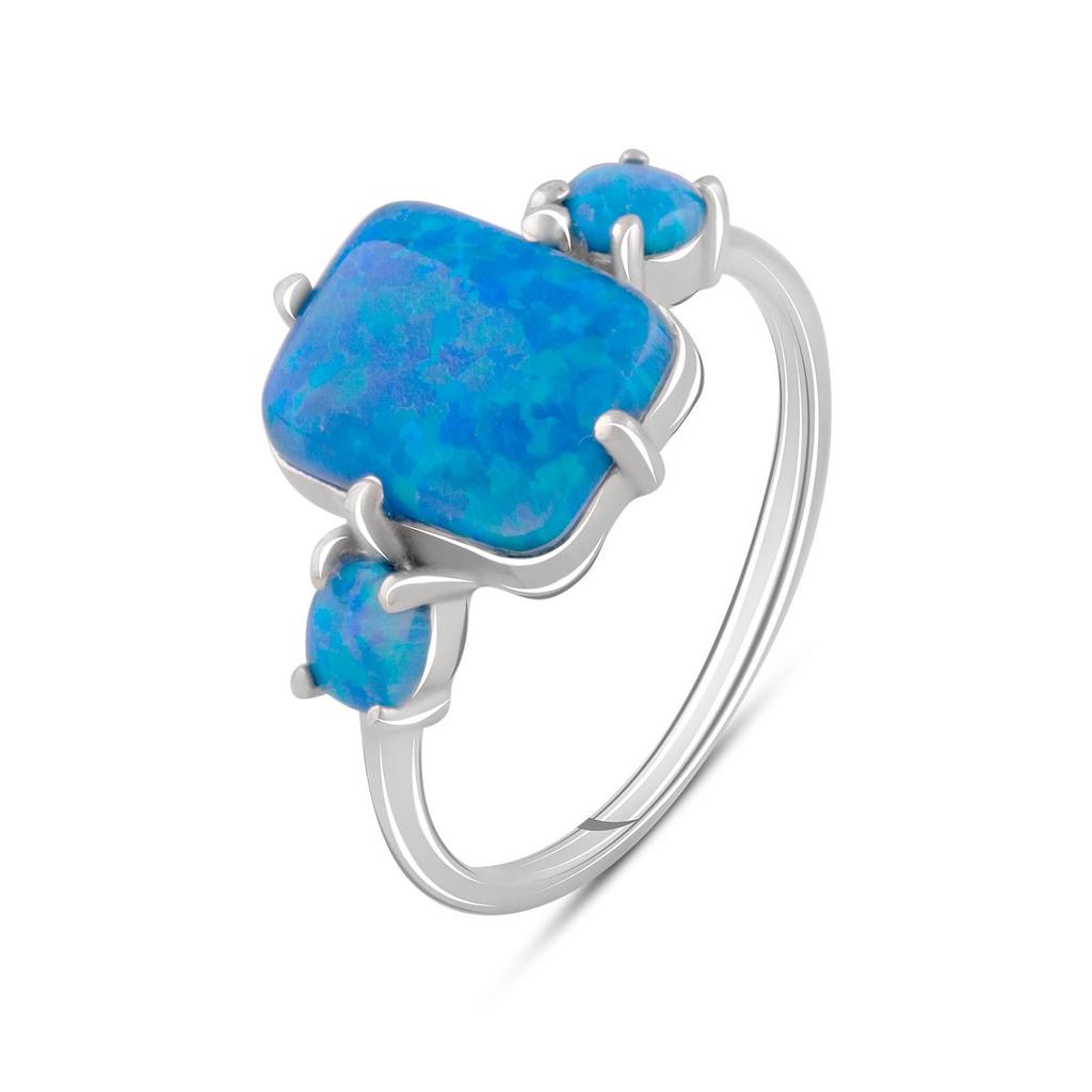 Silver Ring with Opal 1.408ct (2090144) 2.08 Gr. 925 Samples