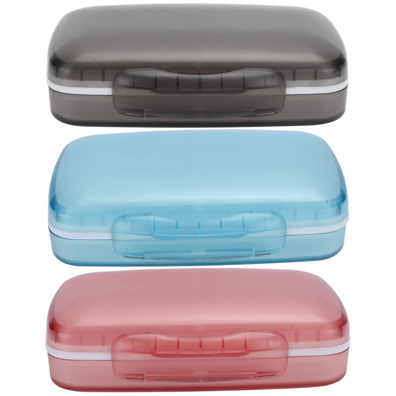 

Портативный органайзер для таблеток, контейнер для путешествий, влагонепроницаемый медицинский футляр большой емкости