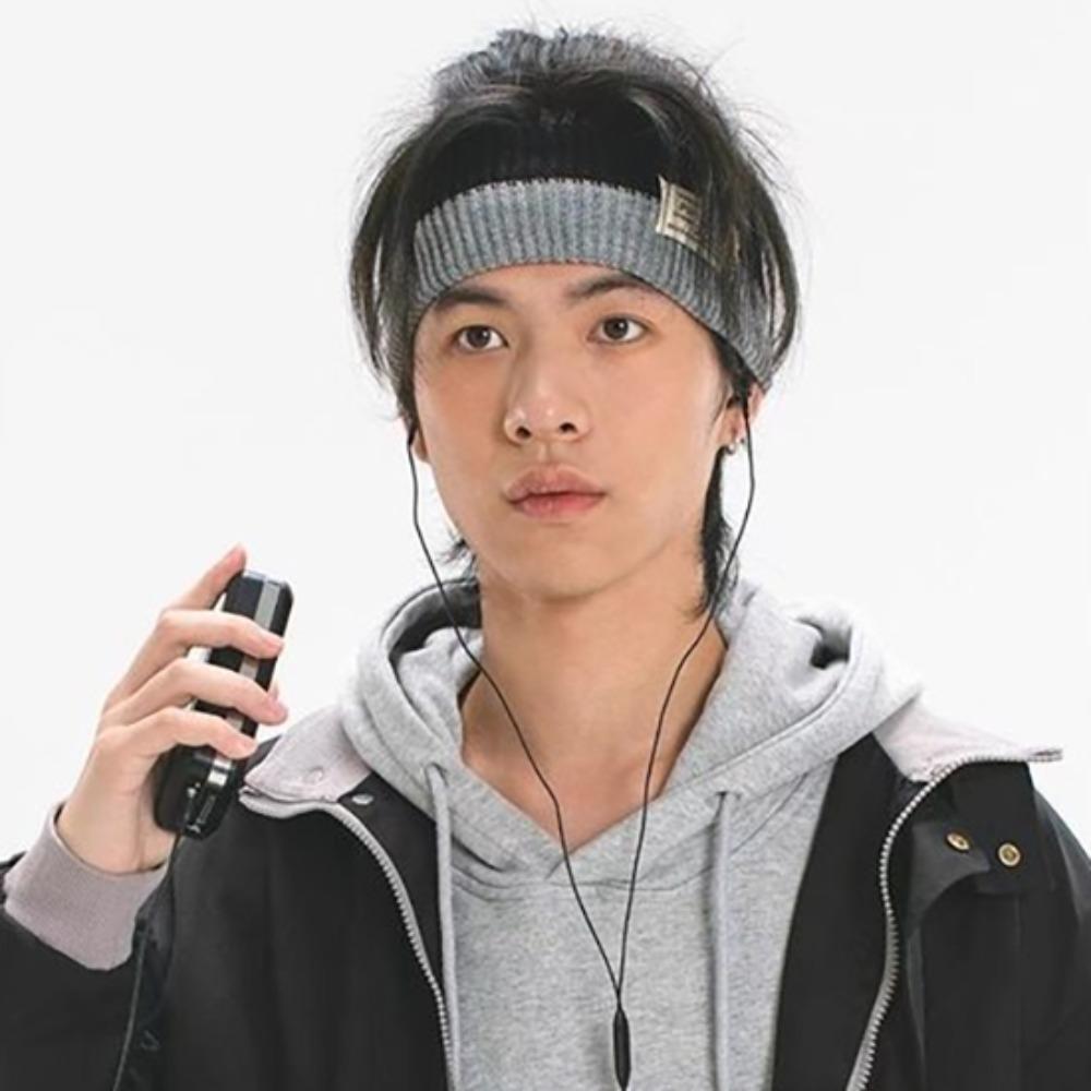 Woolen Yarn Knitted Headband Soft Contrast Color Headwrap Workout Headband  Hair Styling Accessory