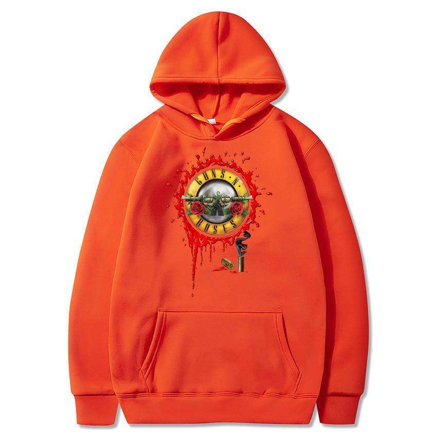 Guns N' Roses Hoodies Musik Hard Rock Band Print Streetwear Unisex Frauen Übergroße Sweatshirts Hoodie Pullover Trainingsanzüge Kleidung