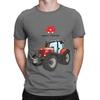 Trattore Massey Ferguson Trattore Rosso Grafica Novità 100% Cotone Maglietta Massey Ferguson Magliette Top Per Unisex