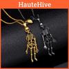 Vintage Skeleton Skull Jewelry For Couples With Electroplated Alloy Pendant