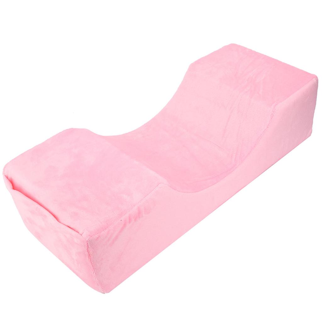 Soft Elastic Eyelash Extension Pillow Beauty Salon Eyelash Grafting U shaped Pillow(Pink )