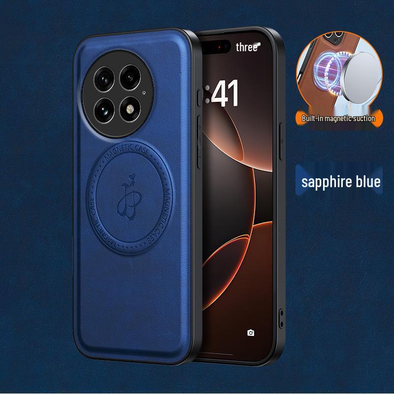 OnePlus 13 Leather Magnetic Case for Nord 5/4 with Stand, Drop-Proof Protection