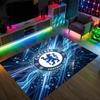 Tappeto in Velluto di Cristallo Design Chelsea FC Accogliente Non?Tappeto Stampato Antiscivolo per Camera da Letto Soggiorno Ingresso