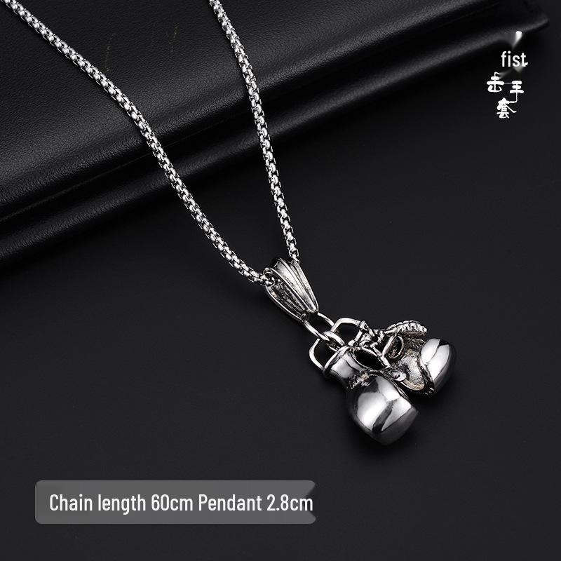 Trendy Men's Clavicle Necklace: Versatile, High-End, Simple Hip Hop Jewelry