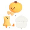 Cartoon Pumpkin LED Night Light USB Rechargeable Dimmable Squishy Night Lamp Silicone LED Kawaii Lamp for Children Holiday Gifts