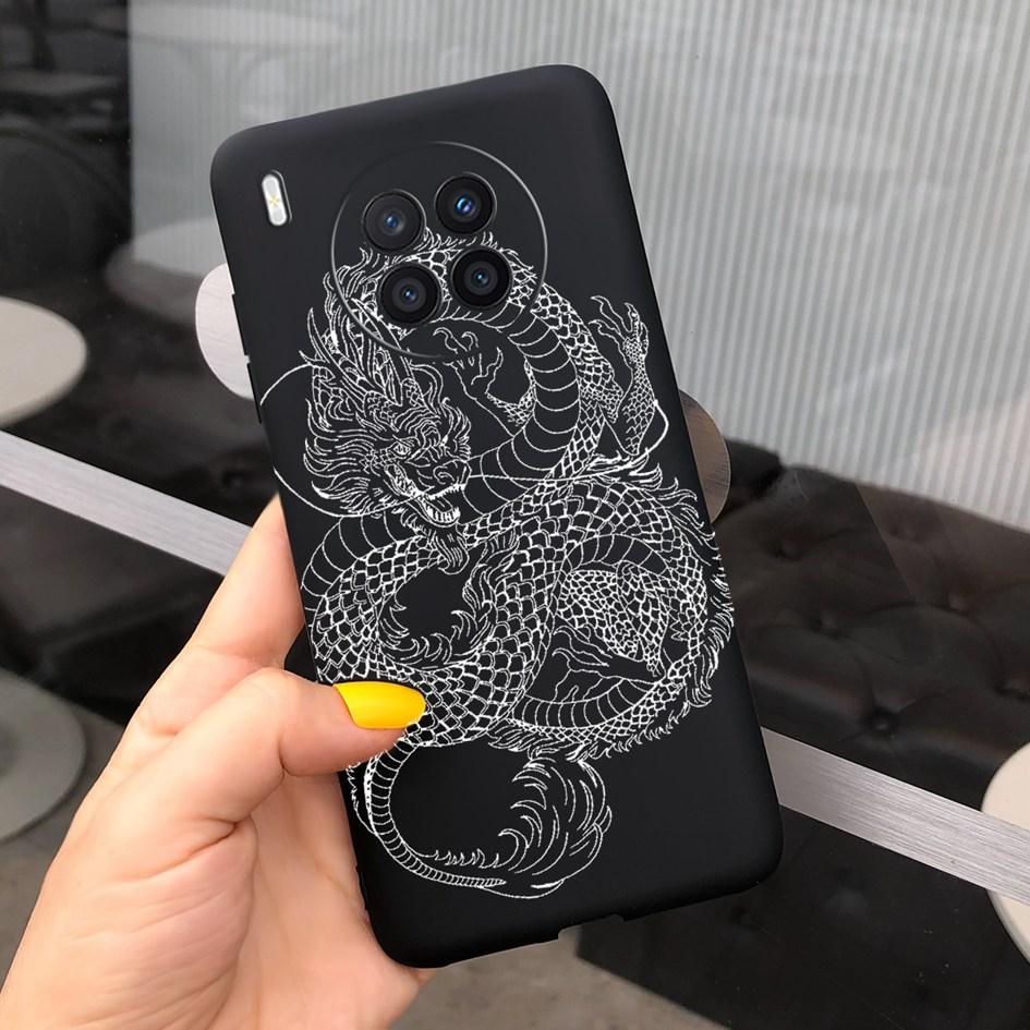 Sunflower Case For Honor 50 Lite Cover On Huawei Nova 8i Phone Case Fashion Painted Soft Back Cover For Honor50 Lite Nova8i Capa