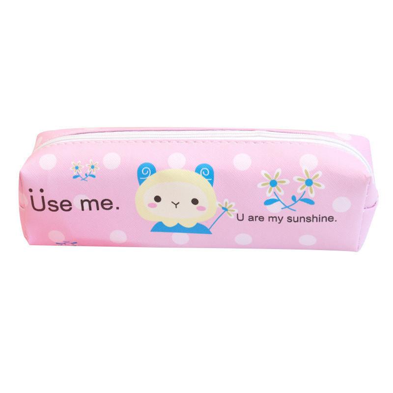 Eens Kids Pencil Bag with Zipper Pencil Pouch Aesthetic Pencil Pen Case Organizer for Schools