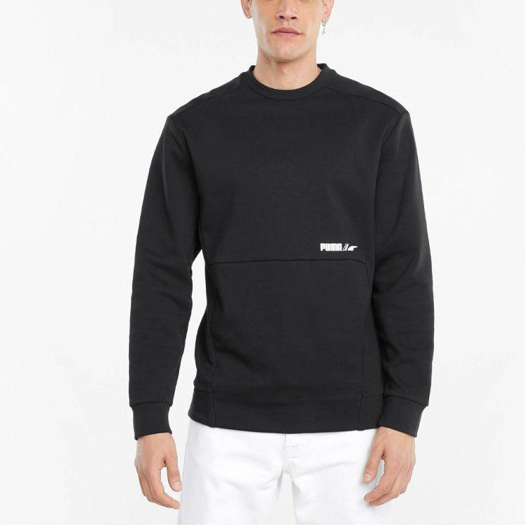 PUMA Sweatshirts Men's Black Crew Neck Thickened Regular 846545-01
