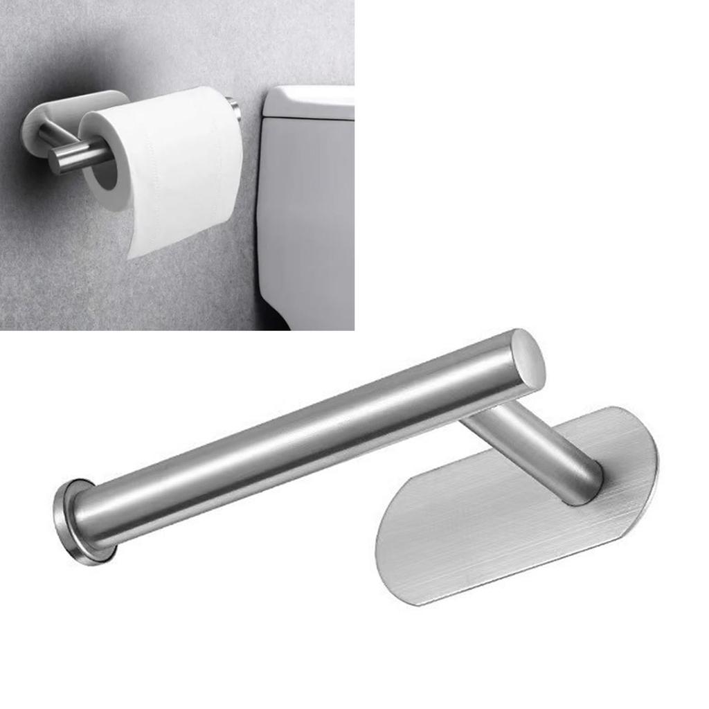 Küchenpapierrollenhalter Stanzfrei Drahtziehen Badezimmer-Toilettenpapierhalter Frischhaltefolienaufbewahrung