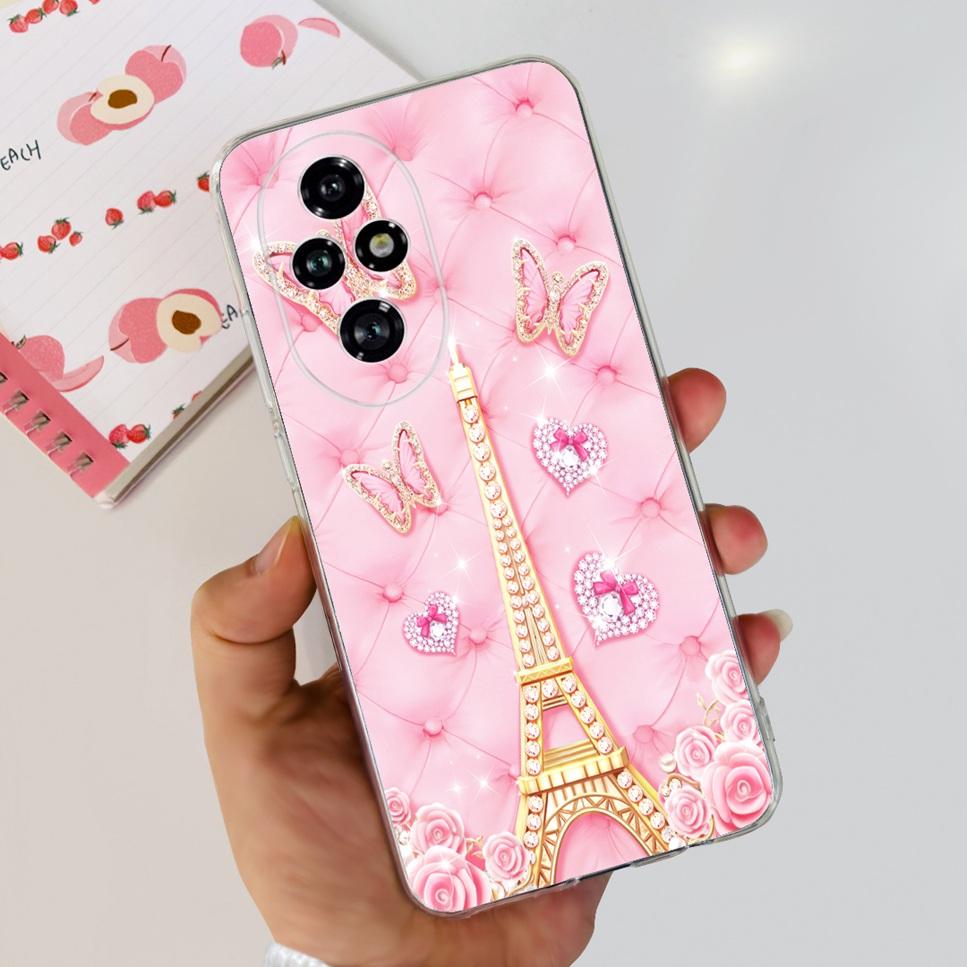 For Huawei Honor 200 6.7"Case Cute Cartoon Panda Astronaut Soft Silicone TPU Cover For Honor 200Pro Honor 200 Lite 5G Phone Case